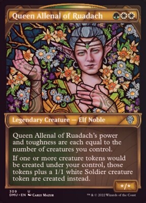 Queen Allenal of Ruadach 309 - Showcase Stained Glass - Foil
Dominaria United Collector Booster Foil Singles