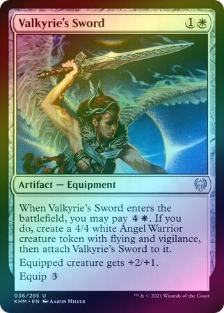 Valkyrie&#39;s Sword 036/285 - Foil
Kaldheim Foil Singles(Español)