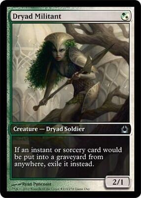 Dryad Militant - Game Day Promo Magic: The Gathering Promo Cards(Español)
