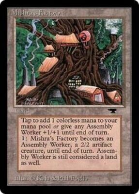 Mishra&#39;s Factory - Summer
Antiquities Singles  (dañada)