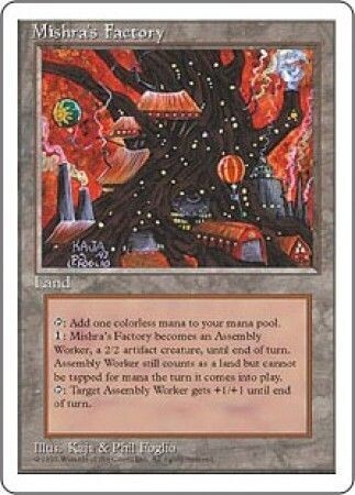 Mishra&#39;s Factory
MTG 4th Edition (Magic Cards) Singles