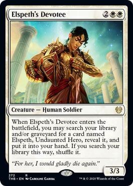 Elspeth&#39;s Devotee 272 - Planeswalker Deck Exclusive
Theros: Beyond Death Singles