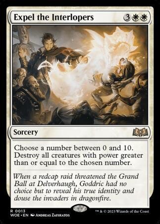 Expel the Interlopers 0013 Wilds of Eldraine Singles (Español)