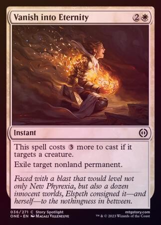 Vanish into Eternity 036/271 - Foil
Phyrexia All Will Be One Foil Singles