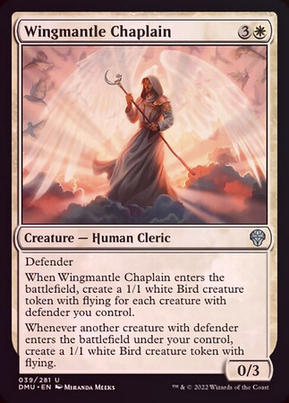 Wingmantle Chaplain 039/281 - Foil Dominaria United Foil Singles