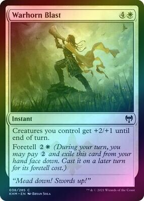 Warhorn Blast 038/285 - Foil
Kaldheim Foil Singles