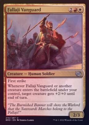 Fallaji Vanguard 210/287 - Foil The Brothers&#39; War Foil Singles