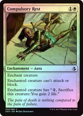 Compulsory Rest 009/269 - Foil
Amonkhet Foil Singles