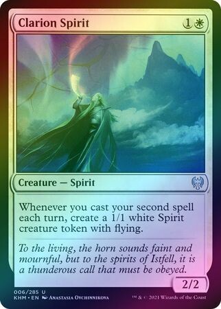 Clarion Spirit 006/285 - Foil Kaldheim Foil Singles