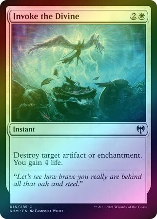 Invoke the Divine 016/285 - Foil Kaldheim Foil Singles