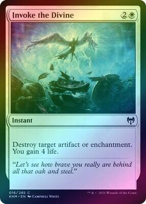 Invoke the Divine 016/285 - Foil Kaldheim Foil Singles