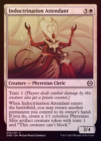 Indoctrination Attendant 016/271 - Foil
Phyrexia All Will Be One Foil Singles