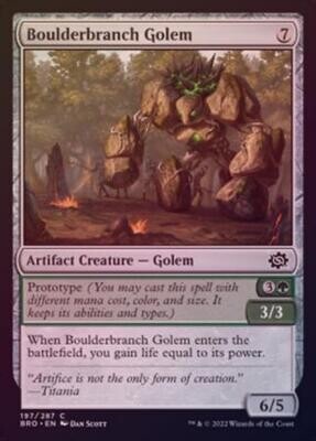Boulderbranch Golem 197/287 - Foil
The Brothers&#39; War Foil Singles