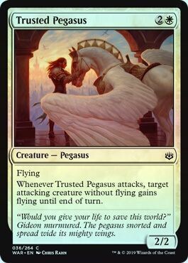 Trusted Pegasus 036/264 - Foil
War of the Spark Foil Singles (Español)