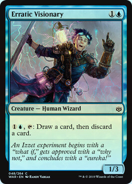 Erratic Visionary 048/264 - Foil War of the Spark Foil Singles