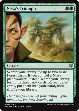 Nissa&#39;s Triumph 170/264
War of the Spark Singles (Japones)