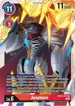 GA Jesmon - Versus Royal Knights (BT13)
Versus Royal Knights