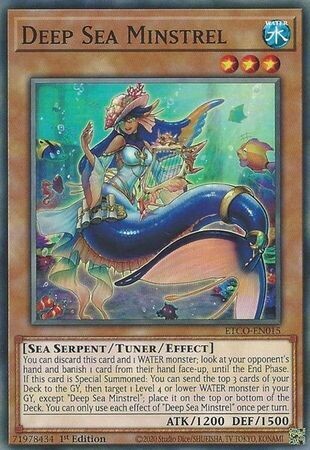 Deep Sea Minstrel - ETCO-EN015 - Common 1st Edition Eternity Code 1st Edition Singles (español)