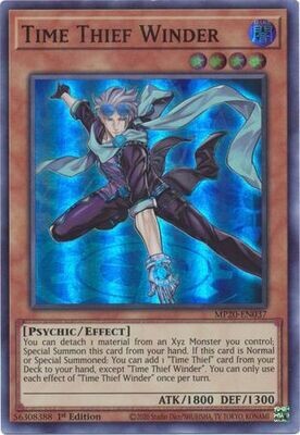 Time Thief Winder - MP20-EN037 - Super Rare 1st Edition
2020 Mega-Tin: Lost Memories 1st Edition Singles