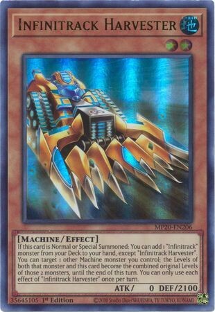 Infinitrack Harvester - MP20-EN206 - Ultra Rare 1st Edition 2020 Mega-Tin: Lost Memories 1st Edition Singles (espanol)