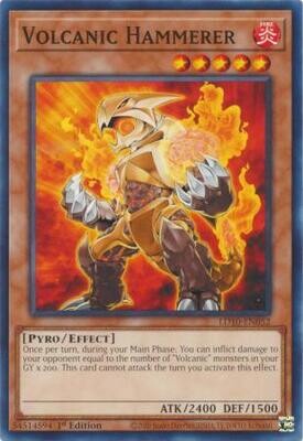 Volcanic Hammerer - LD10-EN052 - Common 1st Edition
Soulburning Volcano 1st Edition Singles