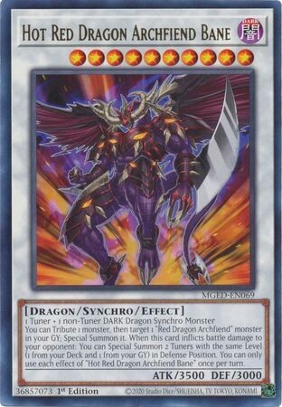 Hot Red Dragon Archfiend Bane - MGED-EN069 - Rare 1st Edition
Maximum Gold El Dorado 1st Edition Singles