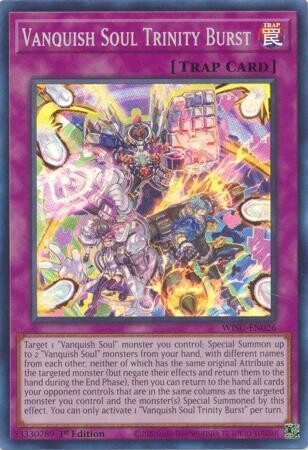 Vanquish Soul Trinity Burst - WISU-EN026 - Super Rare 1st Edition
Wild Survivors 1st Edition Singles *Espanol*