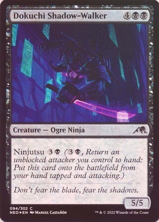 Dokuchi Shadow-Walker 094/302 - Foil
Kamigawa Neon Dynasty Foil Singles