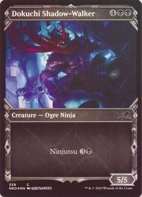Dokuchi Shadow-Walker 339 - Showcase Ninja Frame - Foil
Kamigawa Neon Dynasty Collector Booster Foil Singles