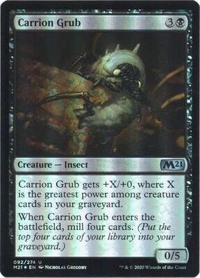 Carrion Grub 092/274 - Foil
Magic 2021 (M21) Foil Singles(Español)