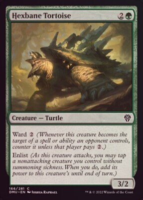 Hexbane Tortoise 166/281 - Foil
Dominaria United Foil Singles