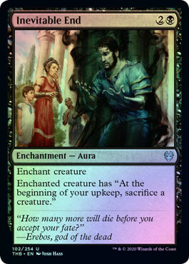 Inevitable End 102/254 - Foil Theros: Beyond Death Foil Singles