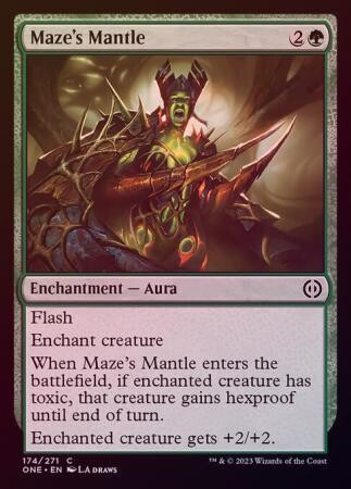 Maze&#39;s Mantle 174/271 - Foil Phyrexia All Will Be One Foil Singles