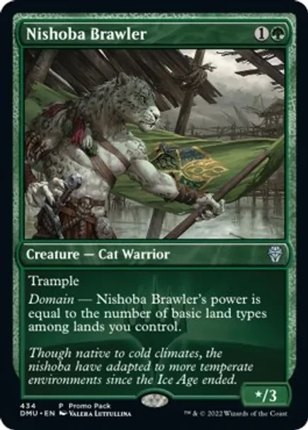 Nishoba Brawler 434 - Promo Pack Foil Promo
Magic: The Gathering Promo Cards (Español)