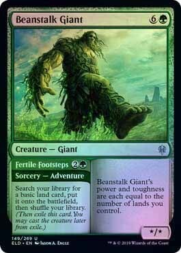 Beanstalk Giant 149/269 - Foil Throne of Eldraine Foil Singles
