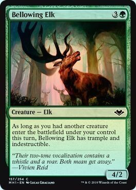 Bellowing Elk 157/254 - Foil
Modern Horizons Foil Singles