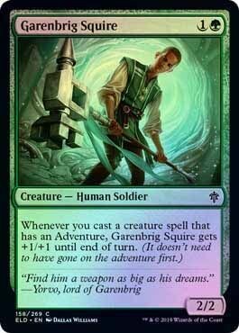 Garenbrig Squire 158/269 - Foil
Throne of Eldraine Foil Singles