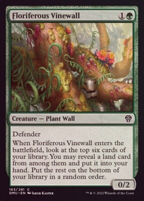Floriferous Vinewall 163/281 - Foil
Dominaria United Foil Singles