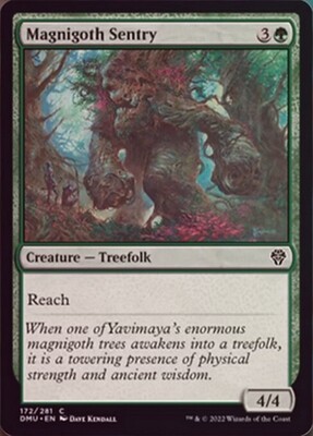 Magnigoth Sentry 172/281 - Foil Dominaria United Foil Singles
