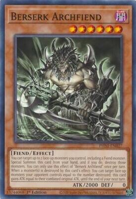 GA Berserk Archfiend - PHNI-EN027 - Common 1st Edition
Phantom Nightmare 1st Edition Singles