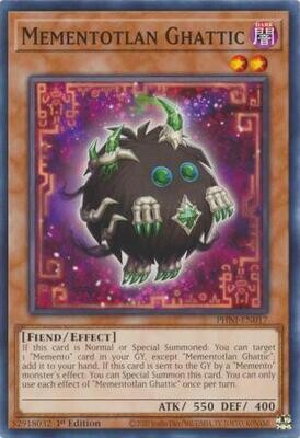 GA Mementotlan Ghattic - PHNI-EN017 - Common 1st Edition Phantom Nightmare 1st Edition Singles