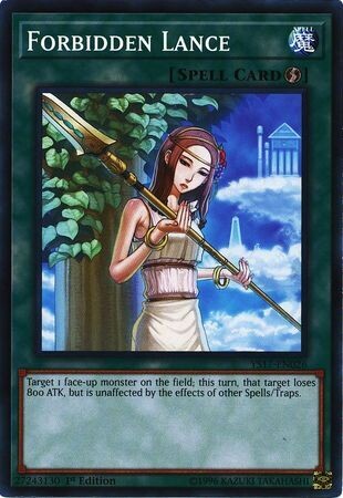 Forbidden Lance - YS17-EN026 - Common 1st Edition Starter Deck Link Strike Singles