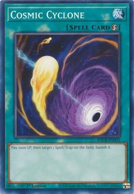 Cosmic Cyclone - SDCB-EN031 - Common 1st Edition Legend of the Crystal Beasts 1st Edition Singles