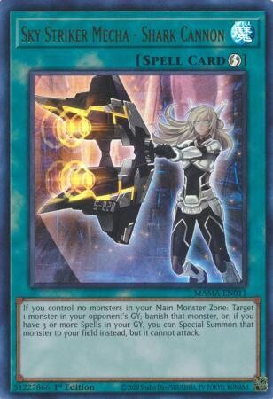 SH Sky Striker Mecha - Shark Cannon - MAMA-EN011 - Ultra Rare 1st Edition Magnificent Mavens 1st Edition Singles