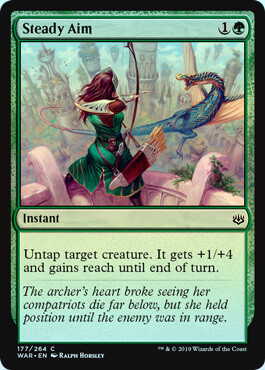 Steady Aim 177/264 - Foil War of the Spark Foil Singles