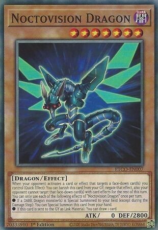 Noctovision Dragon - ETCO-EN007 - Common 1st Edition
Eternity Code 1st Edition Singles (Espanol)