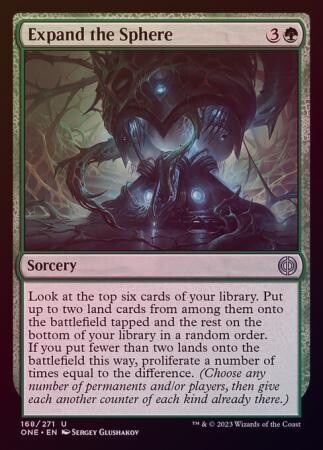 Expand the Sphere 168/271 - Foil Phyrexia All Will Be One Foil Singles