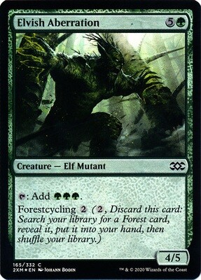 Elvish Aberration 165/332 - Foil Double Masters Foil Singles