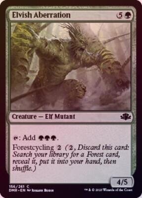 Elvish Aberration 156/261 - Foil Dominaria Remastered Foil Singles