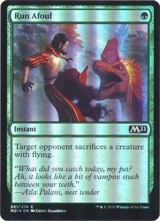 Run Afoul 201/274 - Foil
Magic 2021 (M21) Foil Singles